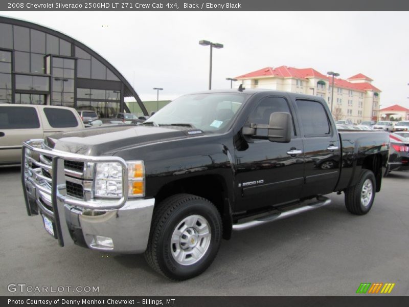 Black / Ebony Black 2008 Chevrolet Silverado 2500HD LT Z71 Crew Cab 4x4