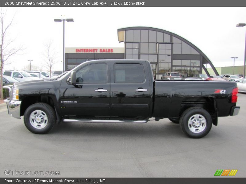 Black / Ebony Black 2008 Chevrolet Silverado 2500HD LT Z71 Crew Cab 4x4