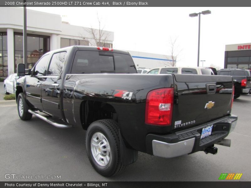 Black / Ebony Black 2008 Chevrolet Silverado 2500HD LT Z71 Crew Cab 4x4