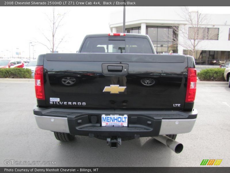 Black / Ebony Black 2008 Chevrolet Silverado 2500HD LT Z71 Crew Cab 4x4