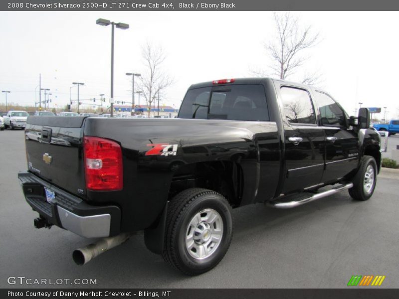Black / Ebony Black 2008 Chevrolet Silverado 2500HD LT Z71 Crew Cab 4x4