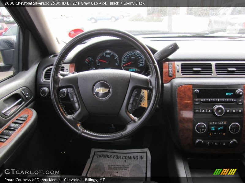 Black / Ebony Black 2008 Chevrolet Silverado 2500HD LT Z71 Crew Cab 4x4