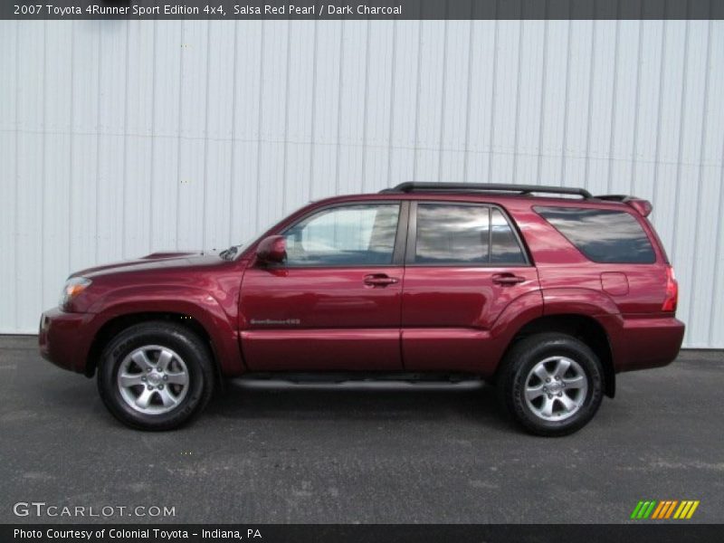 Salsa Red Pearl / Dark Charcoal 2007 Toyota 4Runner Sport Edition 4x4