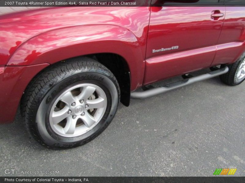 Salsa Red Pearl / Dark Charcoal 2007 Toyota 4Runner Sport Edition 4x4