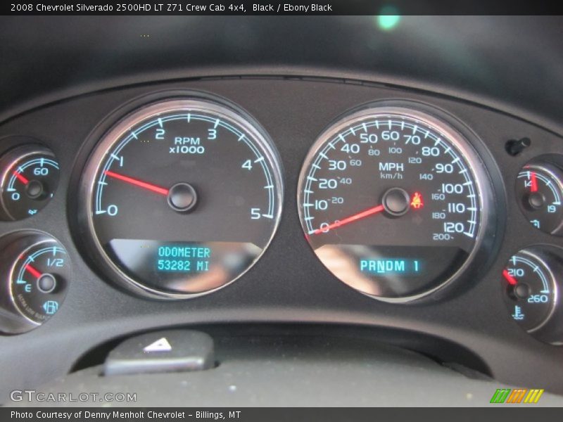 Black / Ebony Black 2008 Chevrolet Silverado 2500HD LT Z71 Crew Cab 4x4