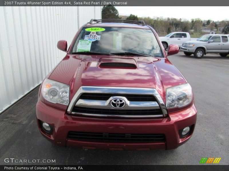 Salsa Red Pearl / Dark Charcoal 2007 Toyota 4Runner Sport Edition 4x4