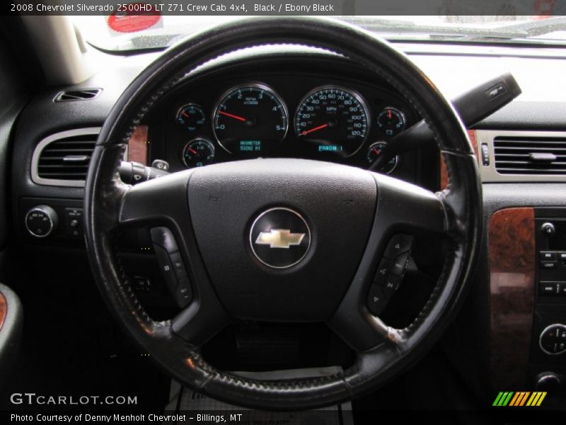 Black / Ebony Black 2008 Chevrolet Silverado 2500HD LT Z71 Crew Cab 4x4