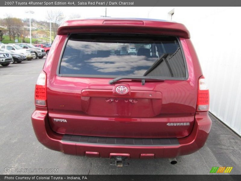 Salsa Red Pearl / Dark Charcoal 2007 Toyota 4Runner Sport Edition 4x4