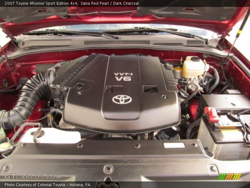 Salsa Red Pearl / Dark Charcoal 2007 Toyota 4Runner Sport Edition 4x4