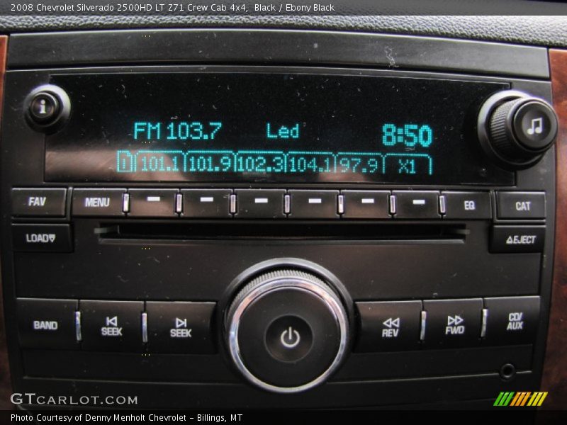 Black / Ebony Black 2008 Chevrolet Silverado 2500HD LT Z71 Crew Cab 4x4