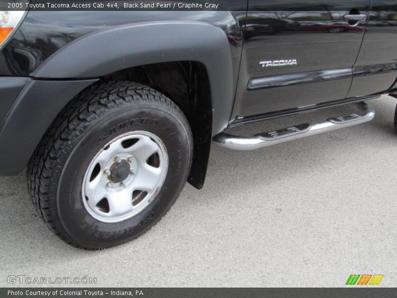 Black Sand Pearl / Graphite Gray 2005 Toyota Tacoma Access Cab 4x4