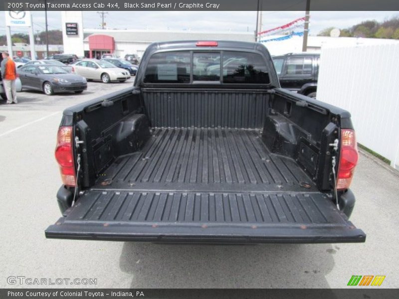 Black Sand Pearl / Graphite Gray 2005 Toyota Tacoma Access Cab 4x4