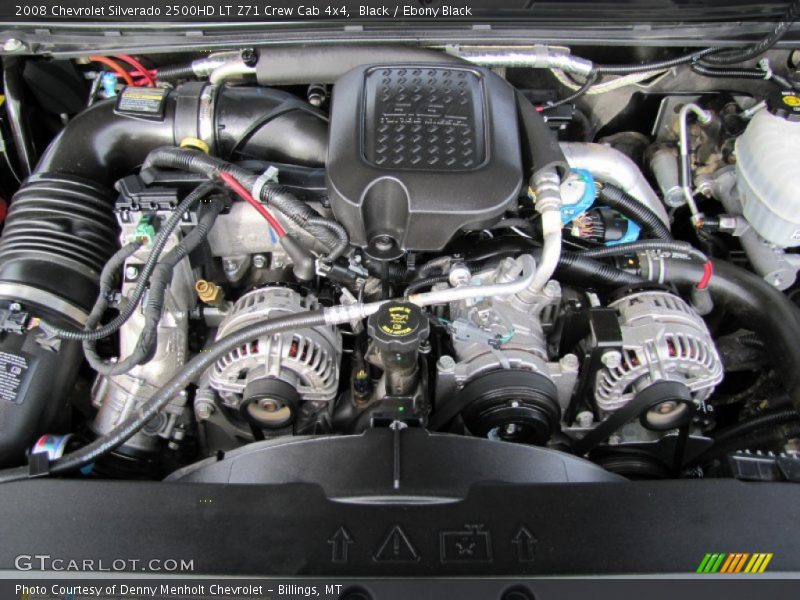 Black / Ebony Black 2008 Chevrolet Silverado 2500HD LT Z71 Crew Cab 4x4