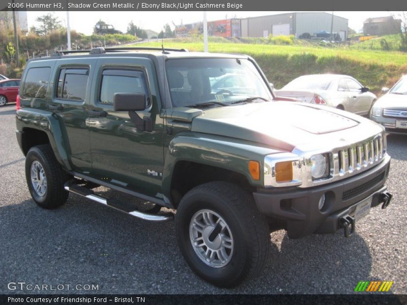 Shadow Green Metallic / Ebony Black/Light Cashmere Beige 2006 Hummer H3