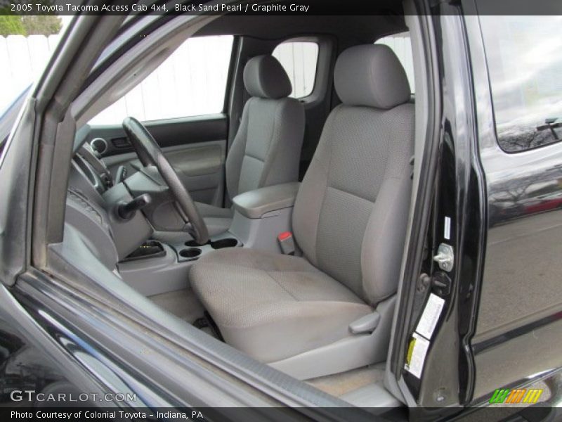 Black Sand Pearl / Graphite Gray 2005 Toyota Tacoma Access Cab 4x4