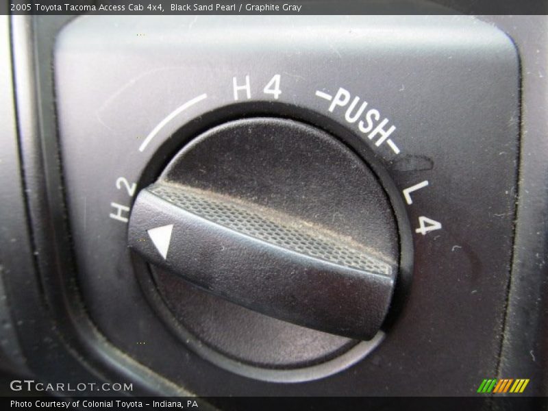 Black Sand Pearl / Graphite Gray 2005 Toyota Tacoma Access Cab 4x4
