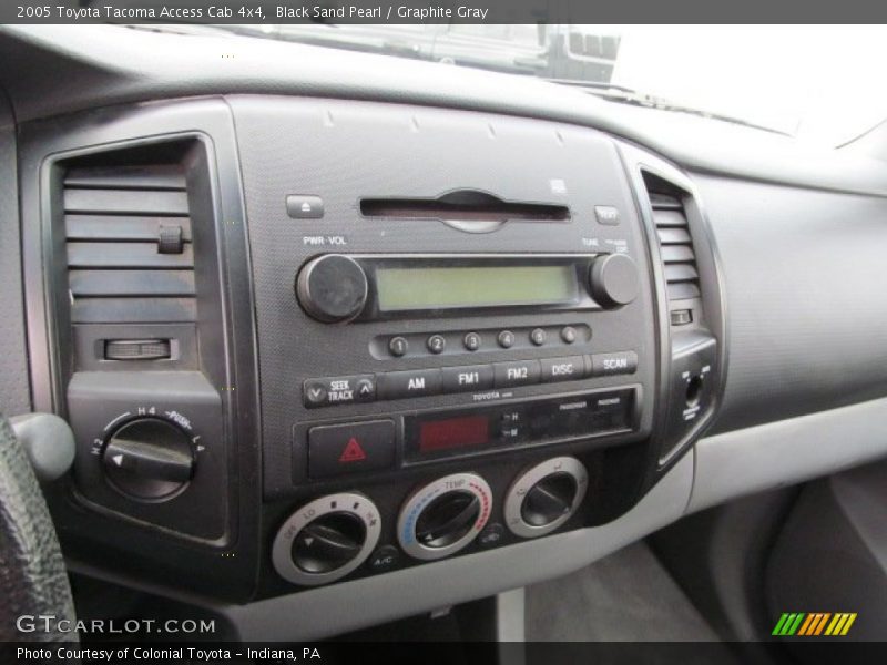 Black Sand Pearl / Graphite Gray 2005 Toyota Tacoma Access Cab 4x4