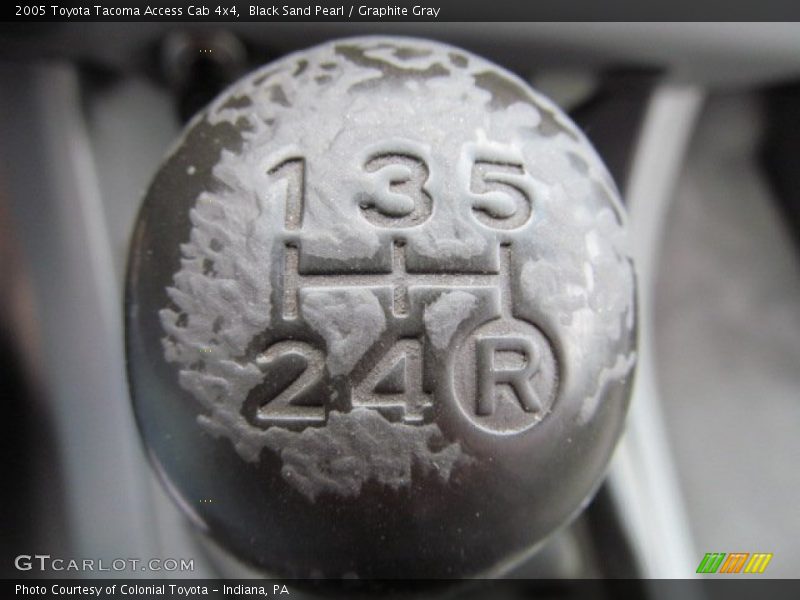 Black Sand Pearl / Graphite Gray 2005 Toyota Tacoma Access Cab 4x4