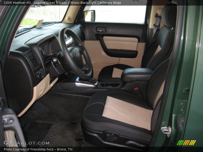 2006 H3  Ebony Black/Light Cashmere Beige Interior