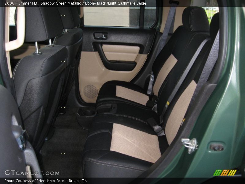 Rear Seat of 2006 H3 