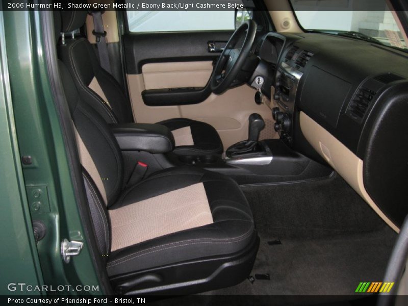  2006 H3  Ebony Black/Light Cashmere Beige Interior