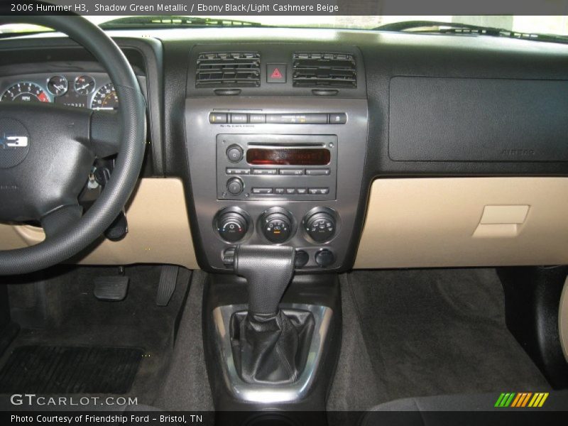 Shadow Green Metallic / Ebony Black/Light Cashmere Beige 2006 Hummer H3