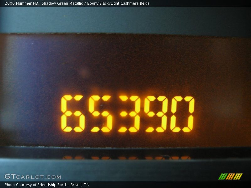 Shadow Green Metallic / Ebony Black/Light Cashmere Beige 2006 Hummer H3