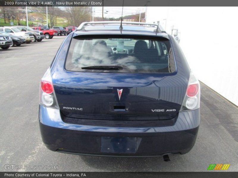Navy Blue Metallic / Ebony 2009 Pontiac Vibe 2.4 AWD