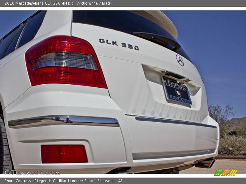Arctic White / Black 2010 Mercedes-Benz GLK 350 4Matic