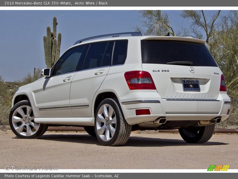 Arctic White / Black 2010 Mercedes-Benz GLK 350 4Matic