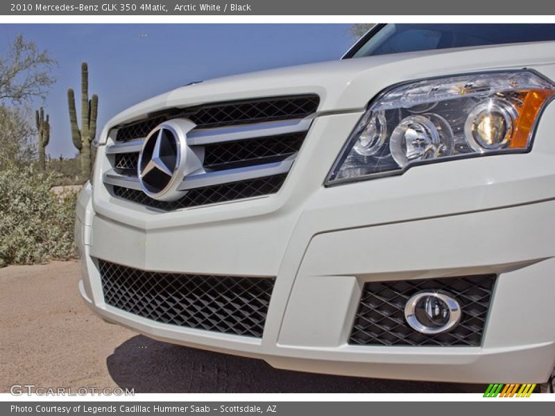 Arctic White / Black 2010 Mercedes-Benz GLK 350 4Matic