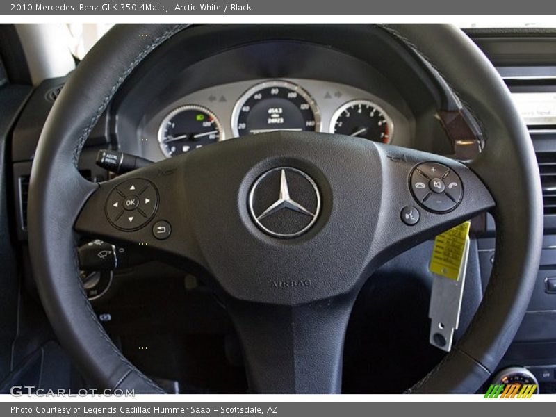 Arctic White / Black 2010 Mercedes-Benz GLK 350 4Matic