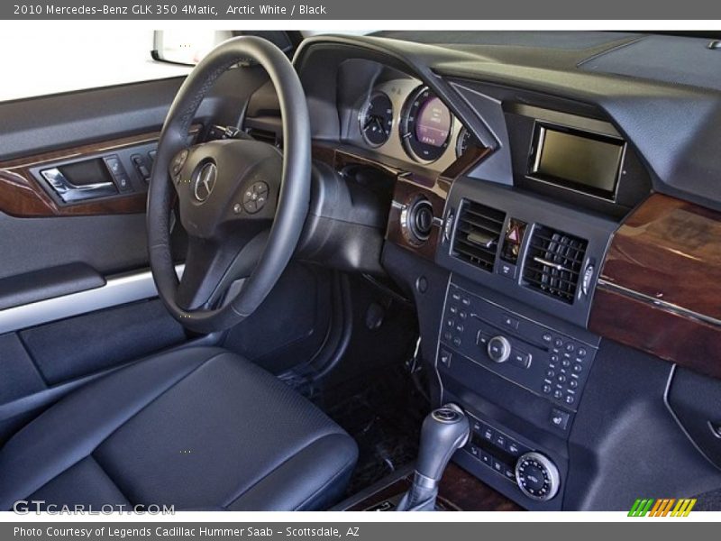 Arctic White / Black 2010 Mercedes-Benz GLK 350 4Matic