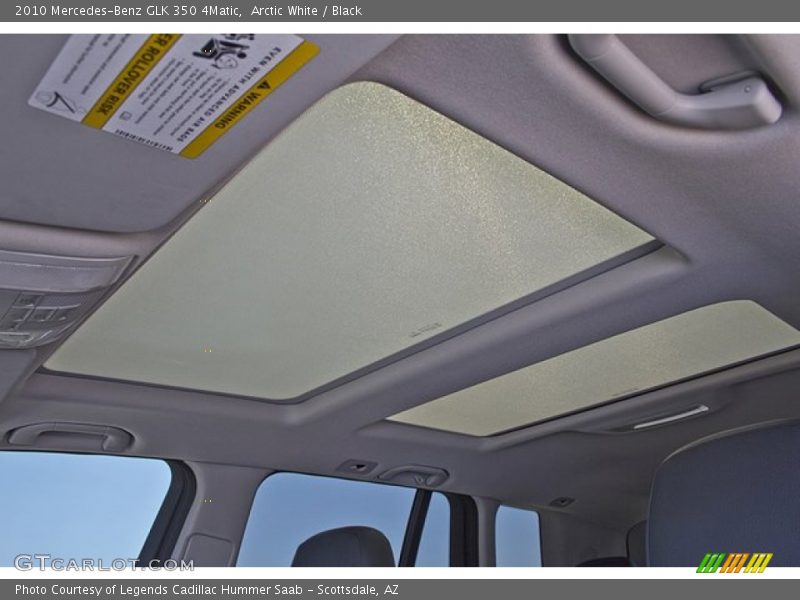 Sunroof of 2010 GLK 350 4Matic