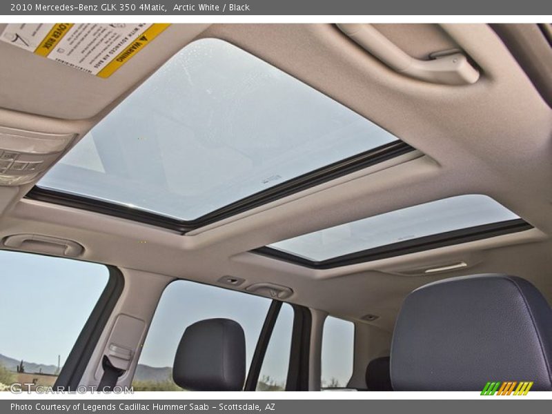 Sunroof of 2010 GLK 350 4Matic