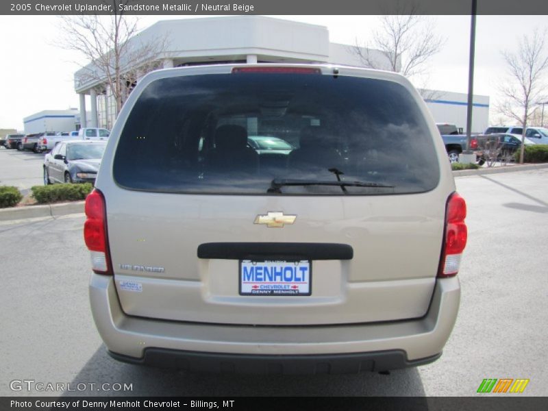 Sandstone Metallic / Neutral Beige 2005 Chevrolet Uplander