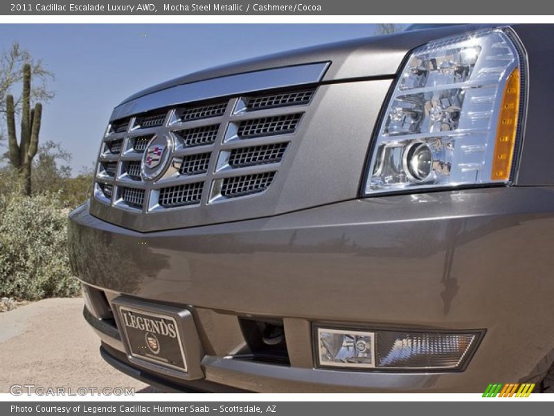 Mocha Steel Metallic / Cashmere/Cocoa 2011 Cadillac Escalade Luxury AWD