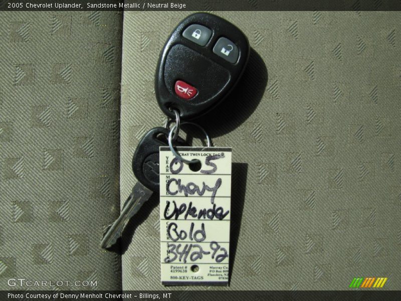 Sandstone Metallic / Neutral Beige 2005 Chevrolet Uplander