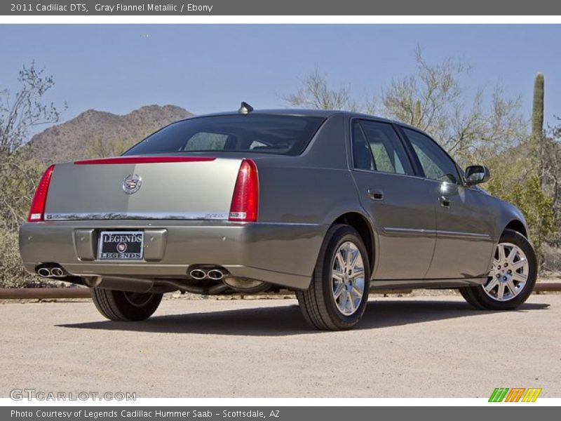 Gray Flannel Metallic / Ebony 2011 Cadillac DTS