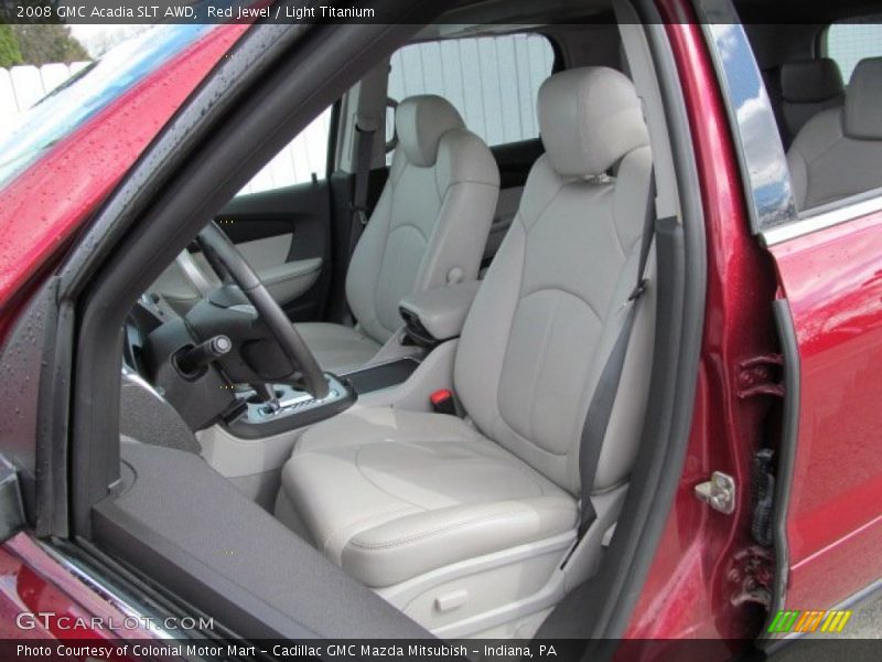 Red Jewel / Light Titanium 2008 GMC Acadia SLT AWD
