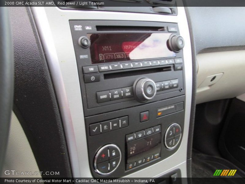 Controls of 2008 Acadia SLT AWD