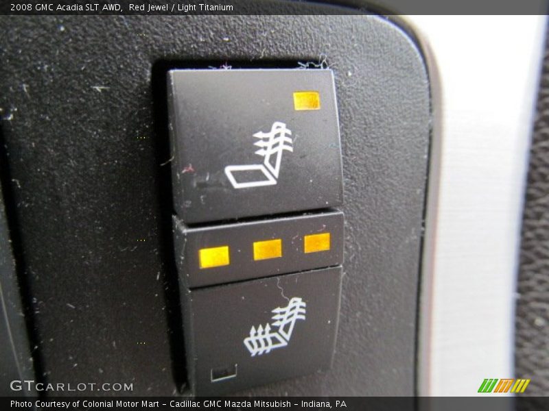 Red Jewel / Light Titanium 2008 GMC Acadia SLT AWD