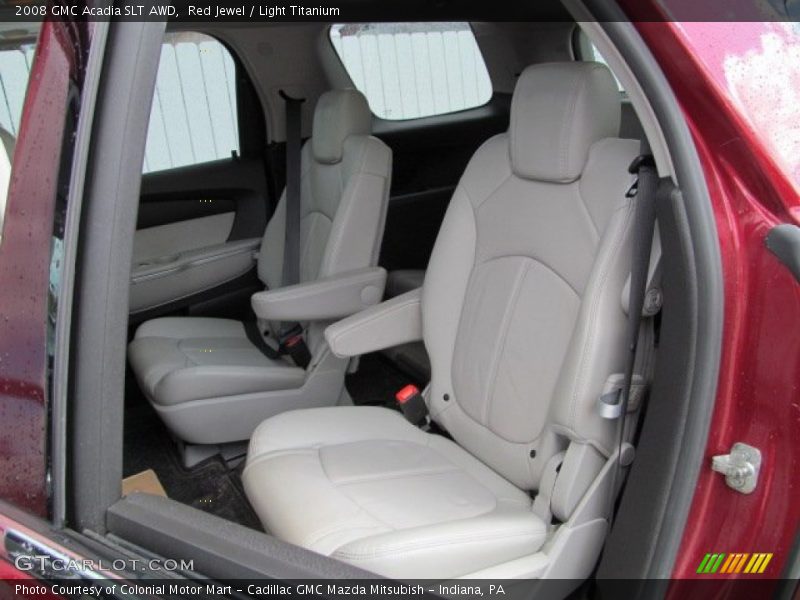 Rear Seat of 2008 Acadia SLT AWD