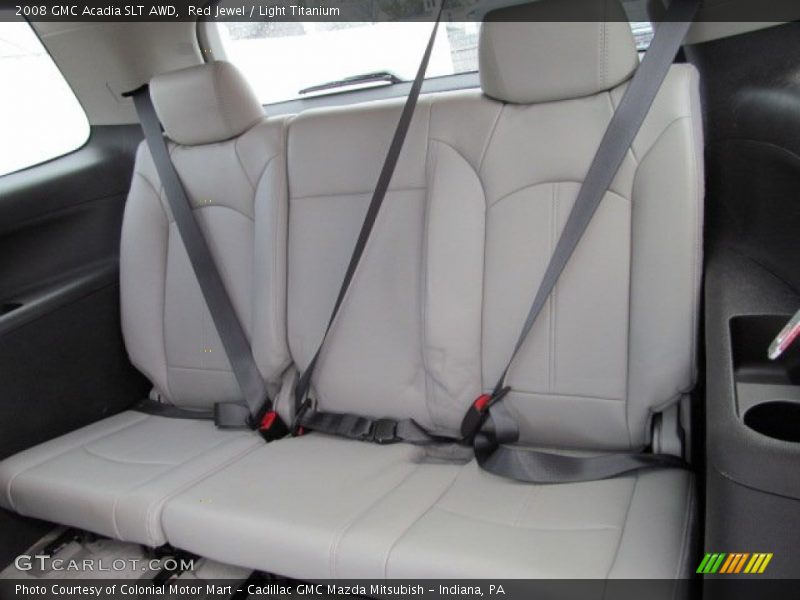 Rear Seat of 2008 Acadia SLT AWD