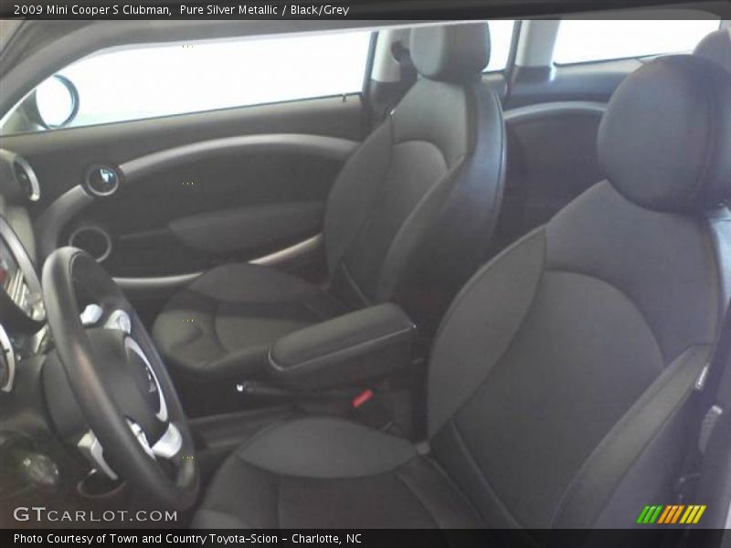 Pure Silver Metallic / Black/Grey 2009 Mini Cooper S Clubman