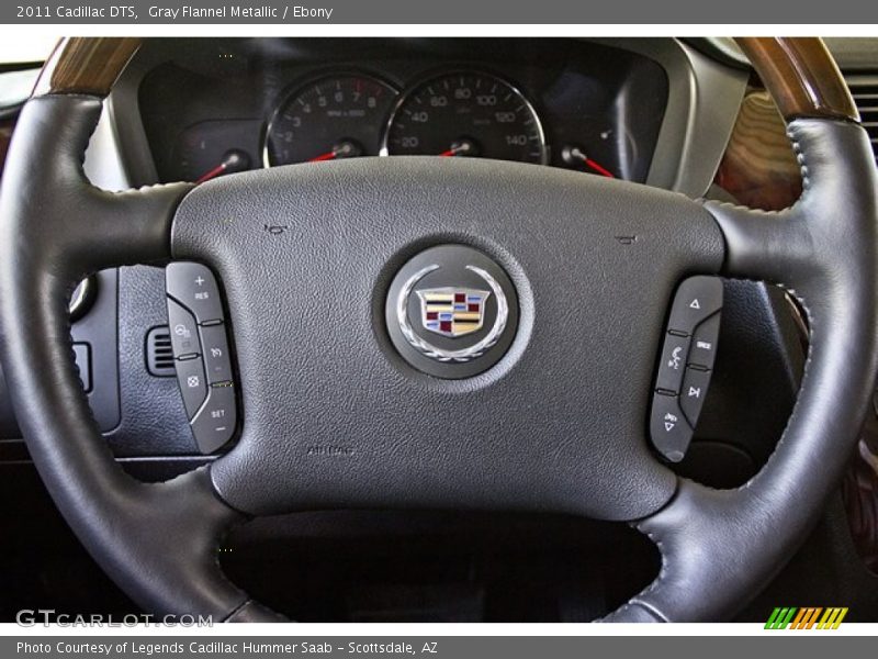 Gray Flannel Metallic / Ebony 2011 Cadillac DTS