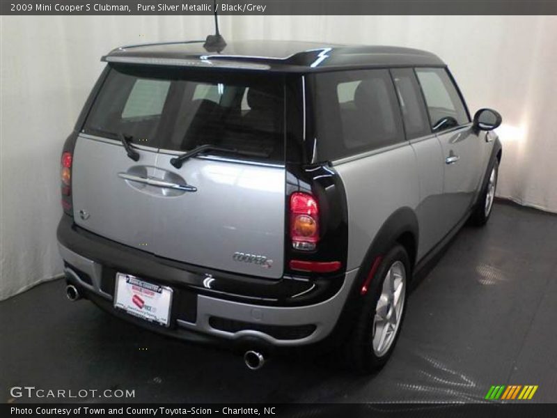 Pure Silver Metallic / Black/Grey 2009 Mini Cooper S Clubman
