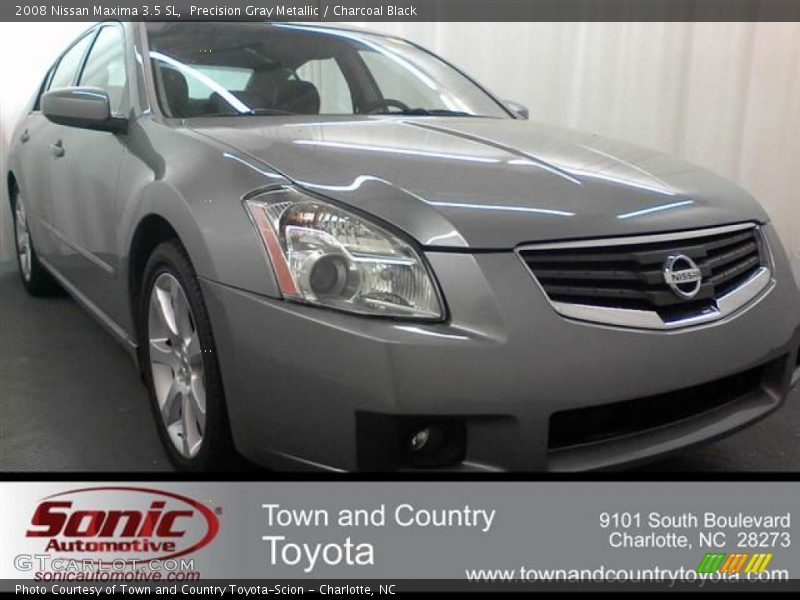 Precision Gray Metallic / Charcoal Black 2008 Nissan Maxima 3.5 SL