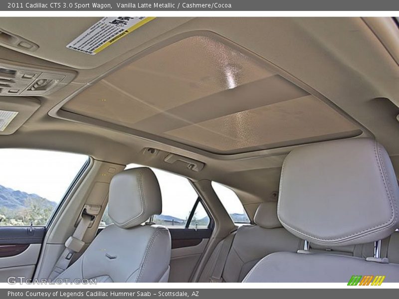 Sunroof of 2011 CTS 3.0 Sport Wagon