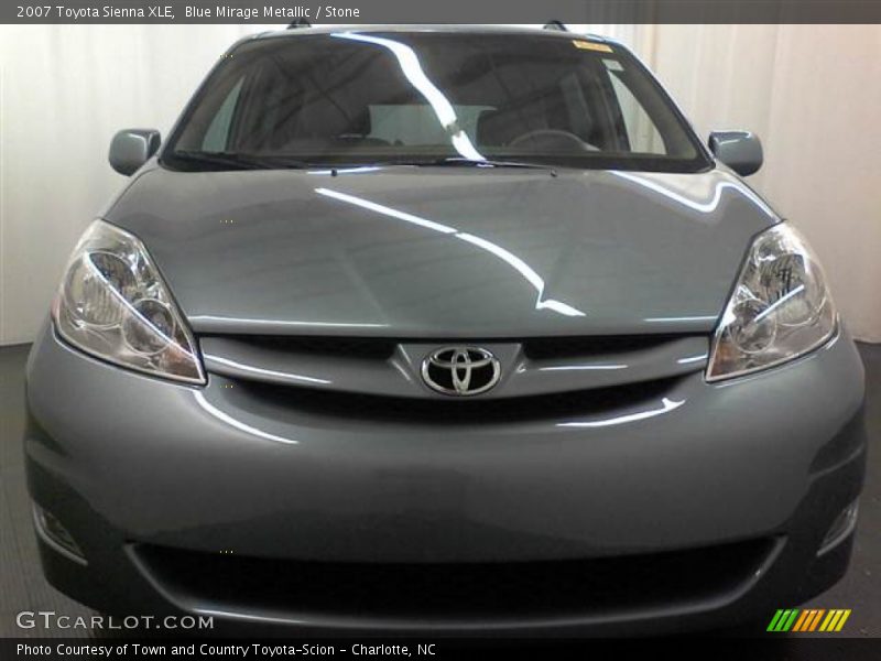 Blue Mirage Metallic / Stone 2007 Toyota Sienna XLE